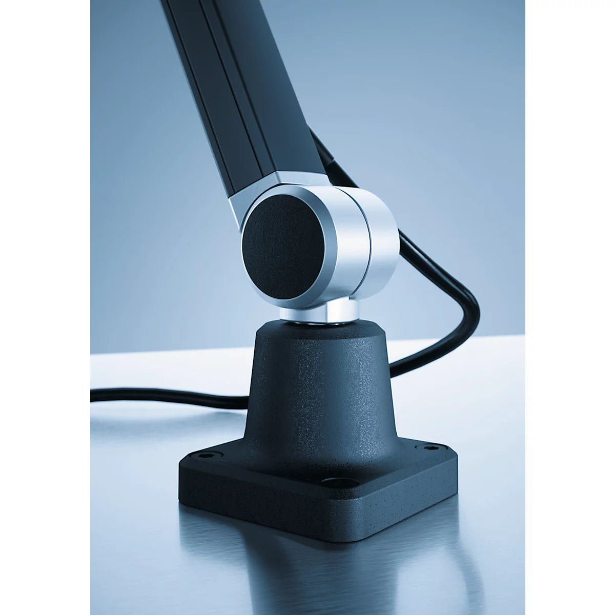 Lampe à LED à tige Waldmann ROCIA.planar, puissance 18 W, 1500 lm, couleur de lumière 5000 K, noir profond