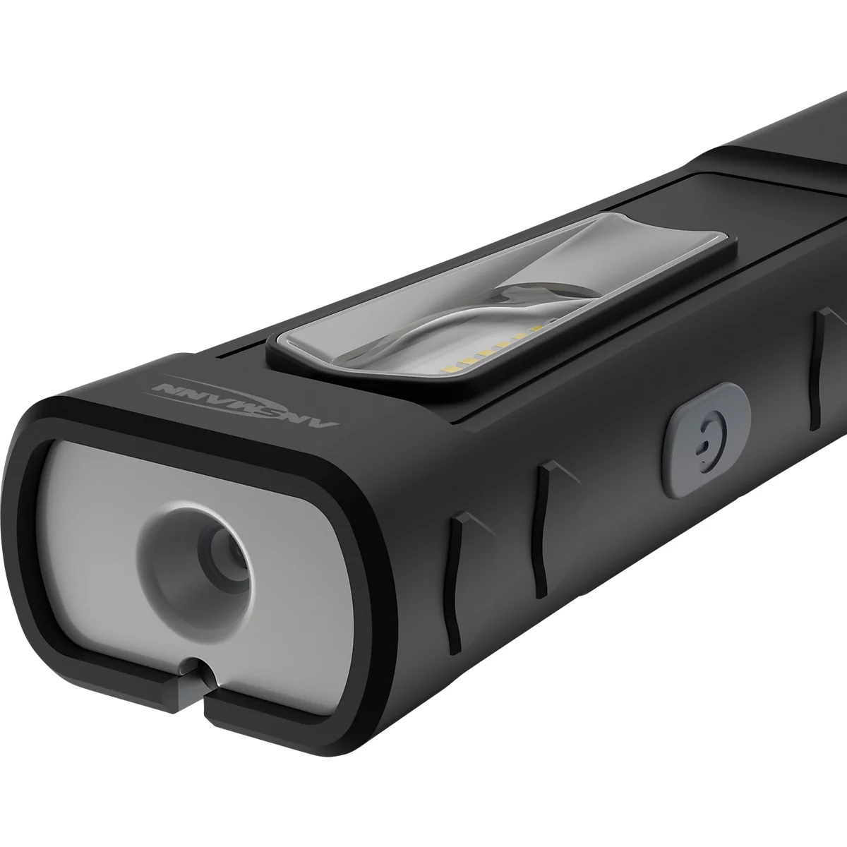 Lampe d'atelier LED WL1000R Ansmann - 1000 lm (lampe principale), 180 lm (lampe secondaire) - L 57,5 × P 37,5 × H 256 mm - noir