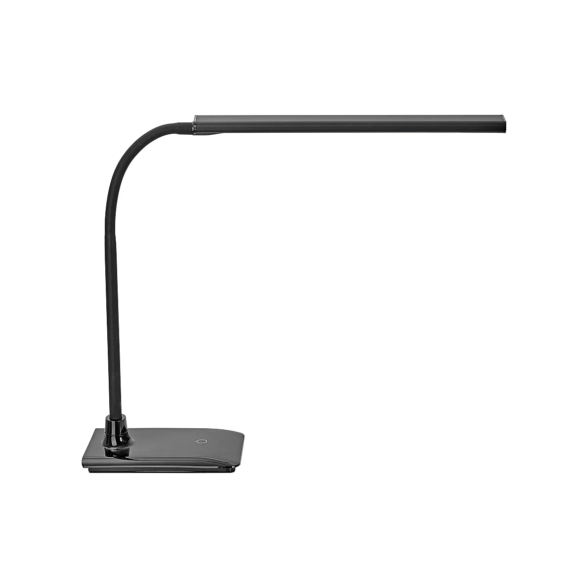 Lampe de bureau LED MAULpirro, puissance 7 W, variateur à 4 niveaux, 390 lm, orientable, noir