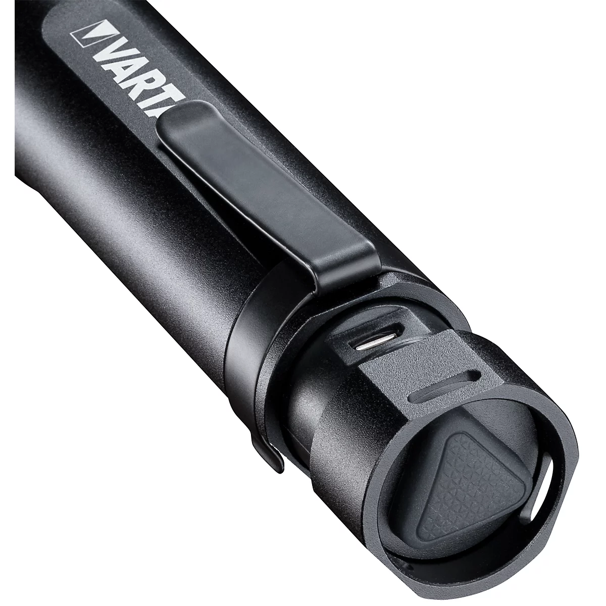 Lampe de poche à pile VARTA Nightcutter F20R, 4 modes d'éclairage, 400 lm, 150 m de portée, ø 34 x H 160 mm