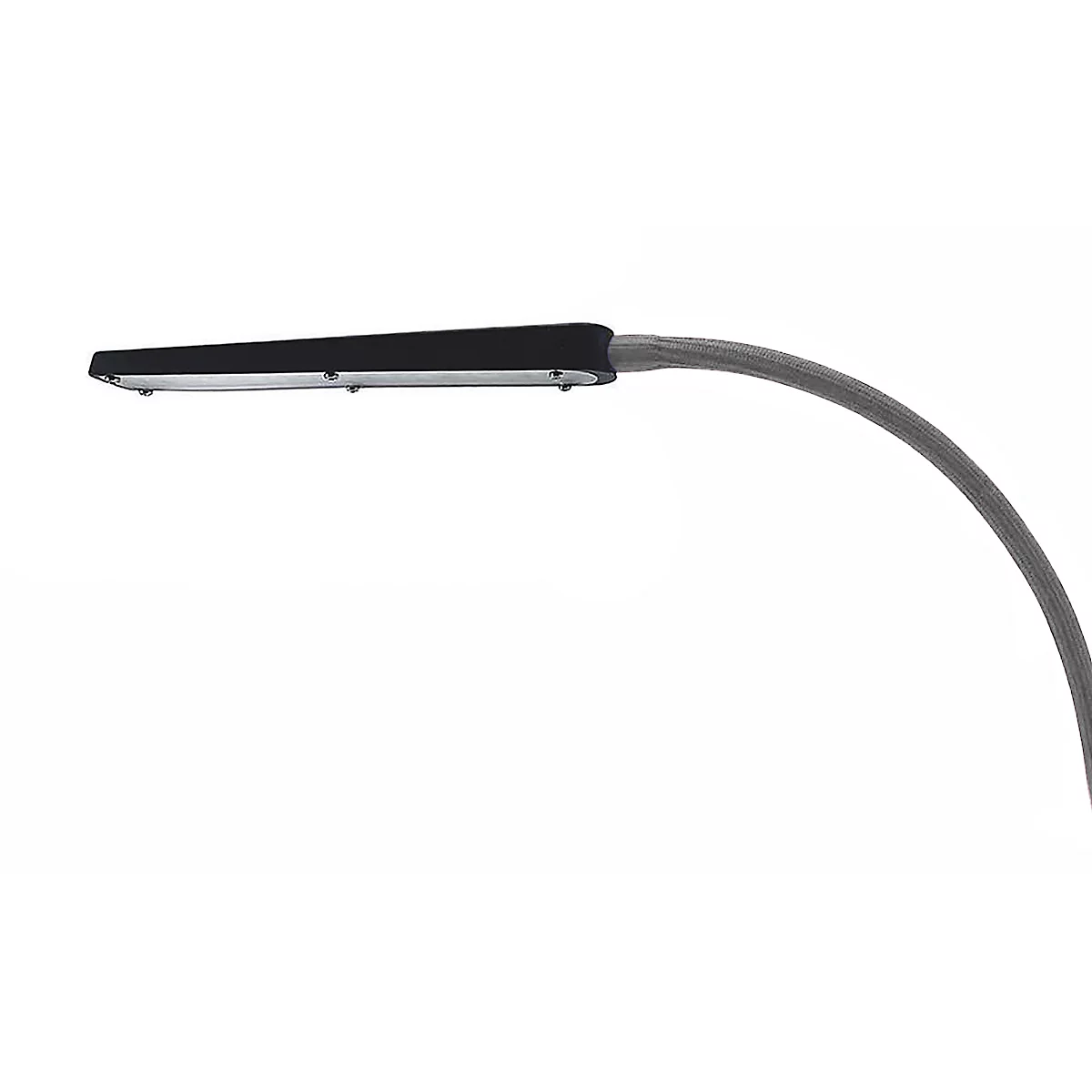 Lampe de table à LED Bauer &amp; Böcker Comet, 10 W, 960 lm, 2700-5500 K, à intensité variable, inclinable, commande gestuelle, L 750 mm, aluminium, noir-gris