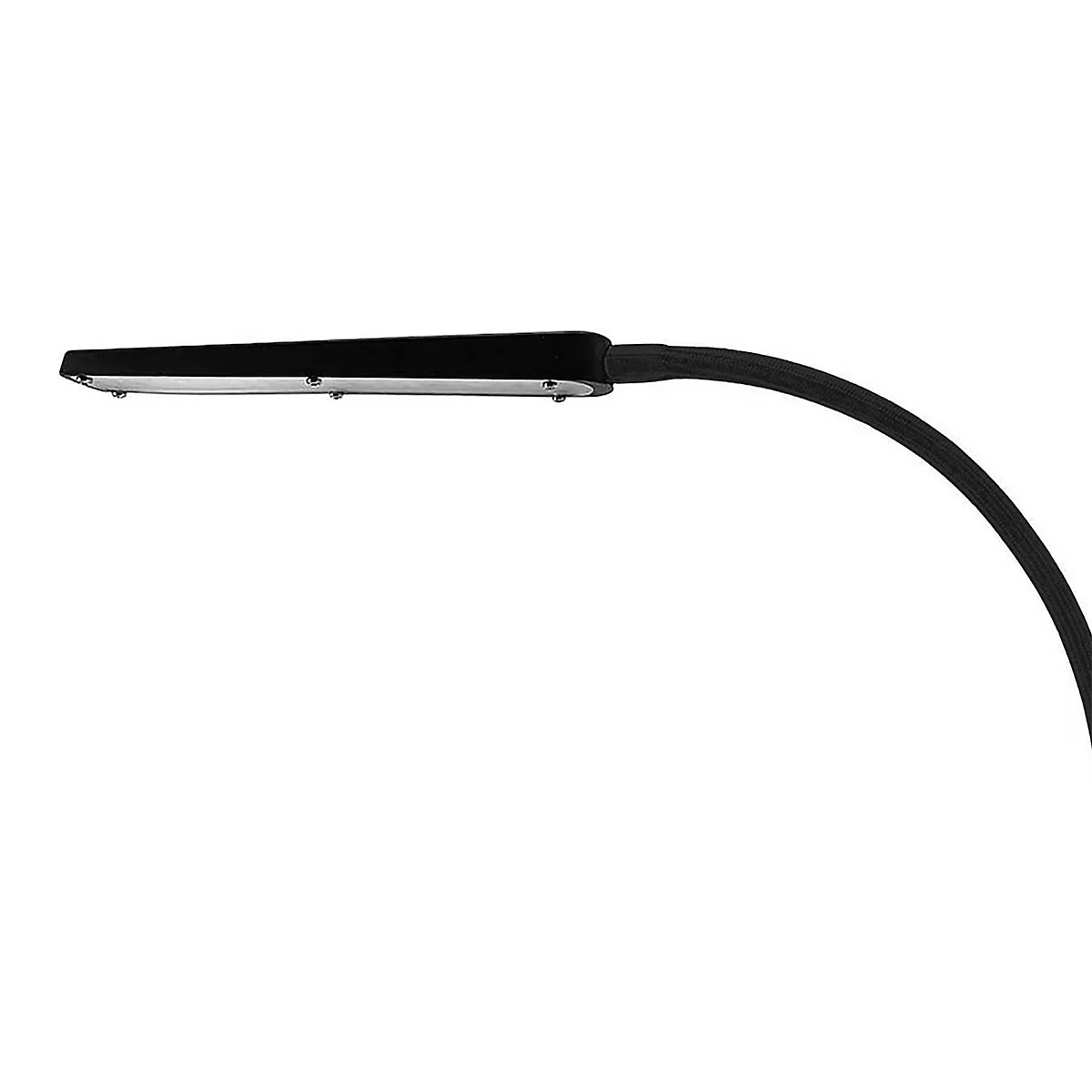 Lampe de table à LED Bauer &amp; Böcker Comet, 10 W, 960 lm, 2700-5500 K, à intensité variable, inclinable, commande gestuelle, L 750 mm, aluminium, noir-noir