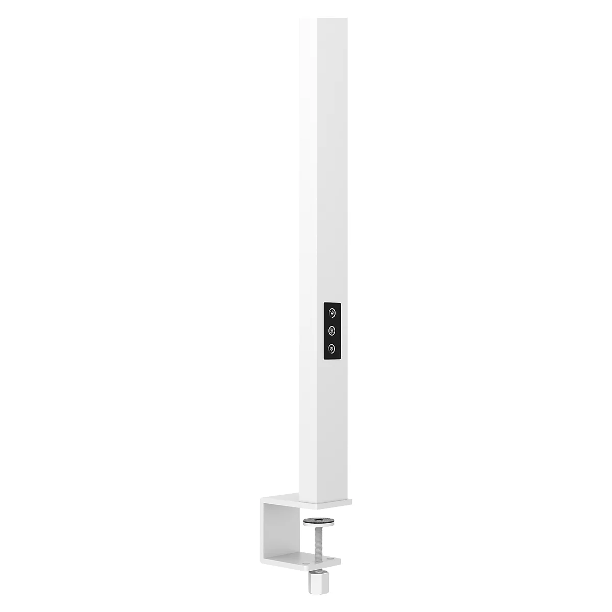 Lampe de table à pince LED dotlux STLYEbutler table, avec variateur, convient particulièrement aux bureaux réglables en hauteur, 10200 lm