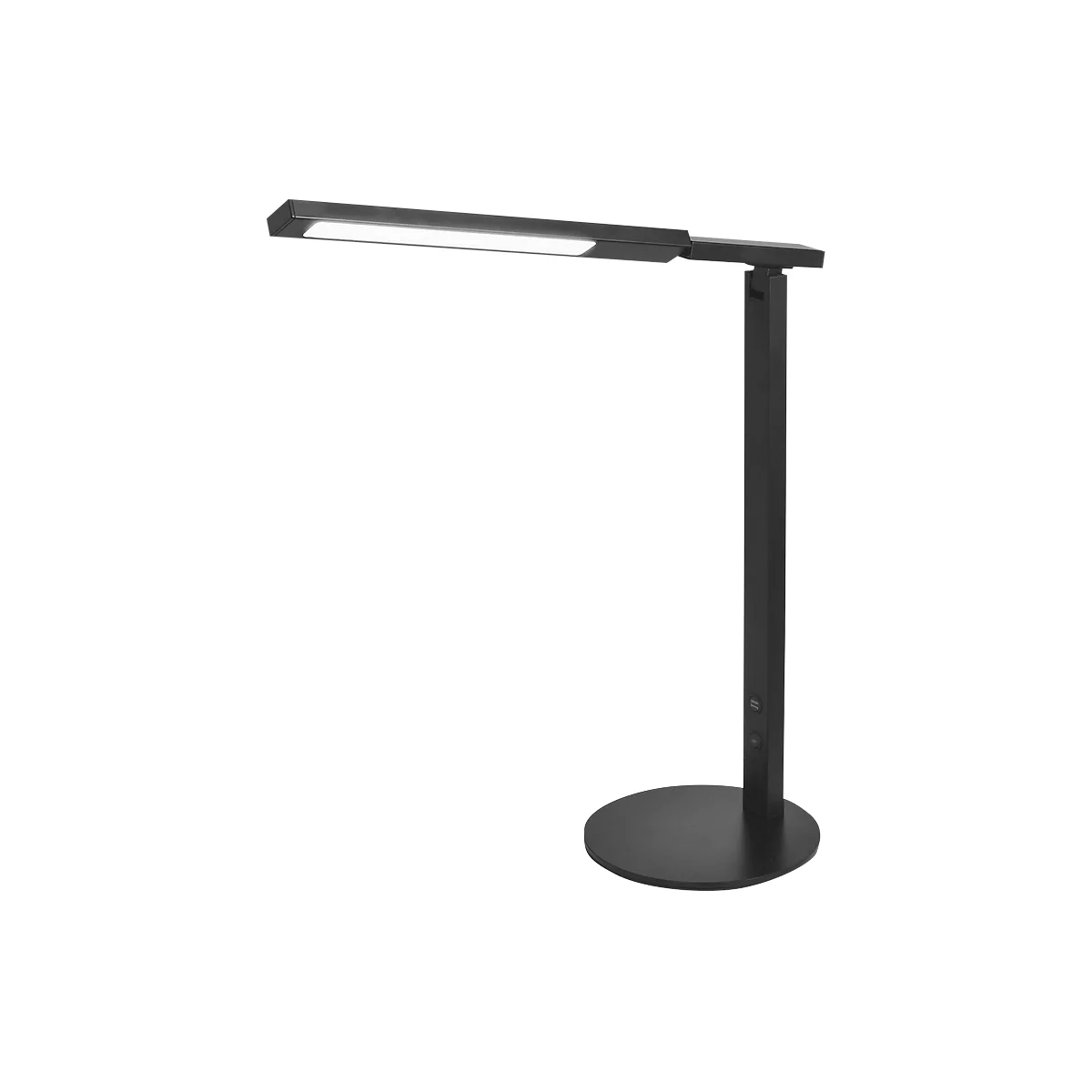 Lampe de table LED IDEAL, variateur à bouton-poussoir, 770 lumens, 2700-5000 kelvins, aluminium, noir