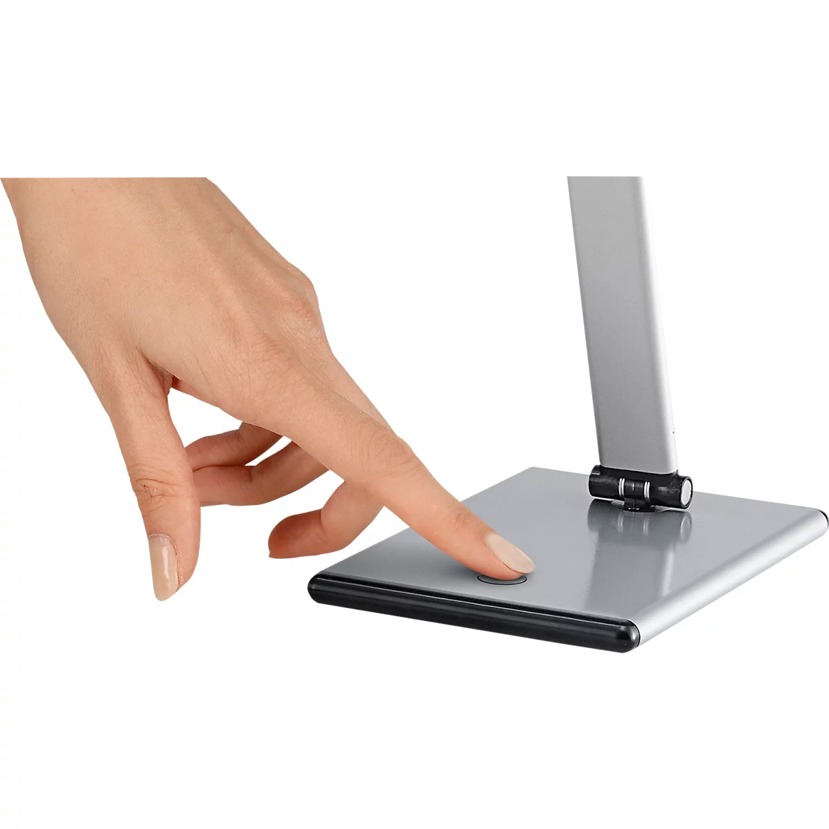 Lampe de table LED Slim, argent-espace