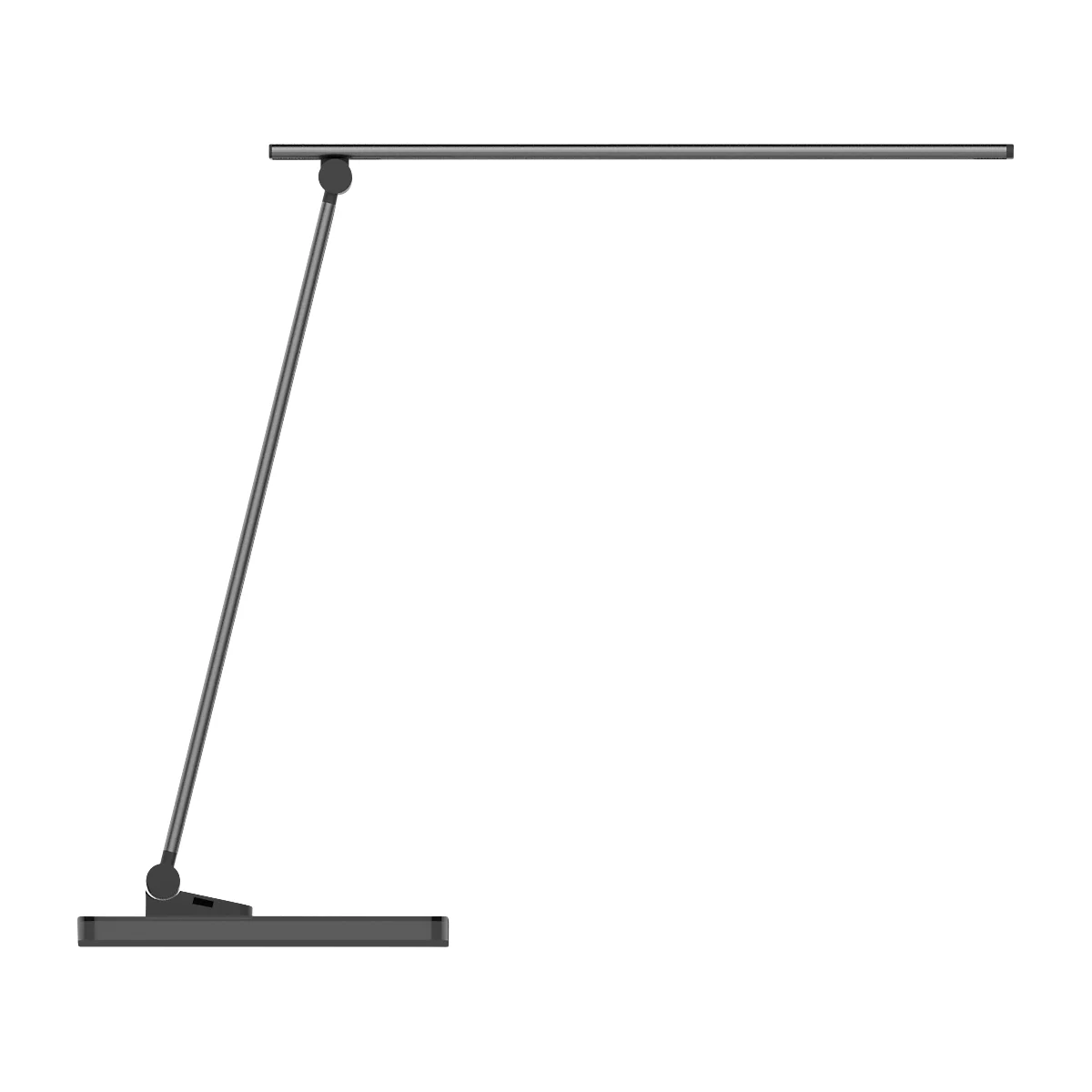 Lampe de table LED UNILUX Popy, 5 W, 500 lm, 3000-6000 K, 3 intensités lumineuses, intensité lumineuse variable, pliable, noir