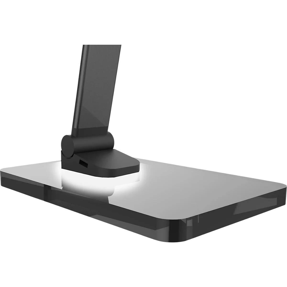 Lampe de table LED UNILUX Popy, 5 W, 500 lm, 3000-6000 K, 3 intensités lumineuses, intensité lumineuse variable, pliable, noir