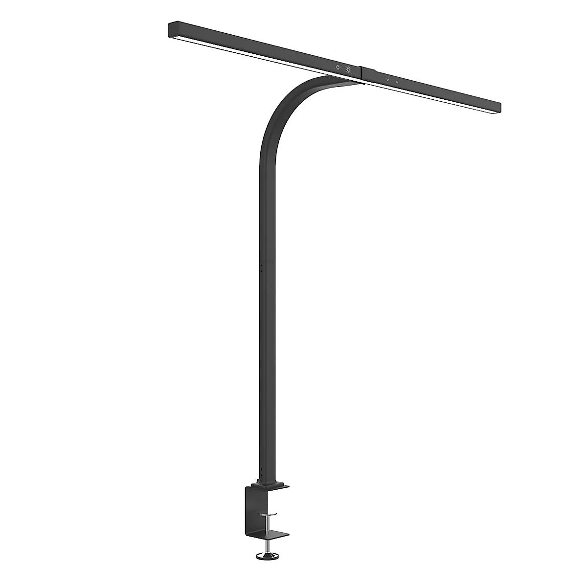 Lampe de table LED UNILUX Strata, 12,7 W, 2046 lm, 3000-6500 K, intensité lumineuse variable &amp; orientable, noir