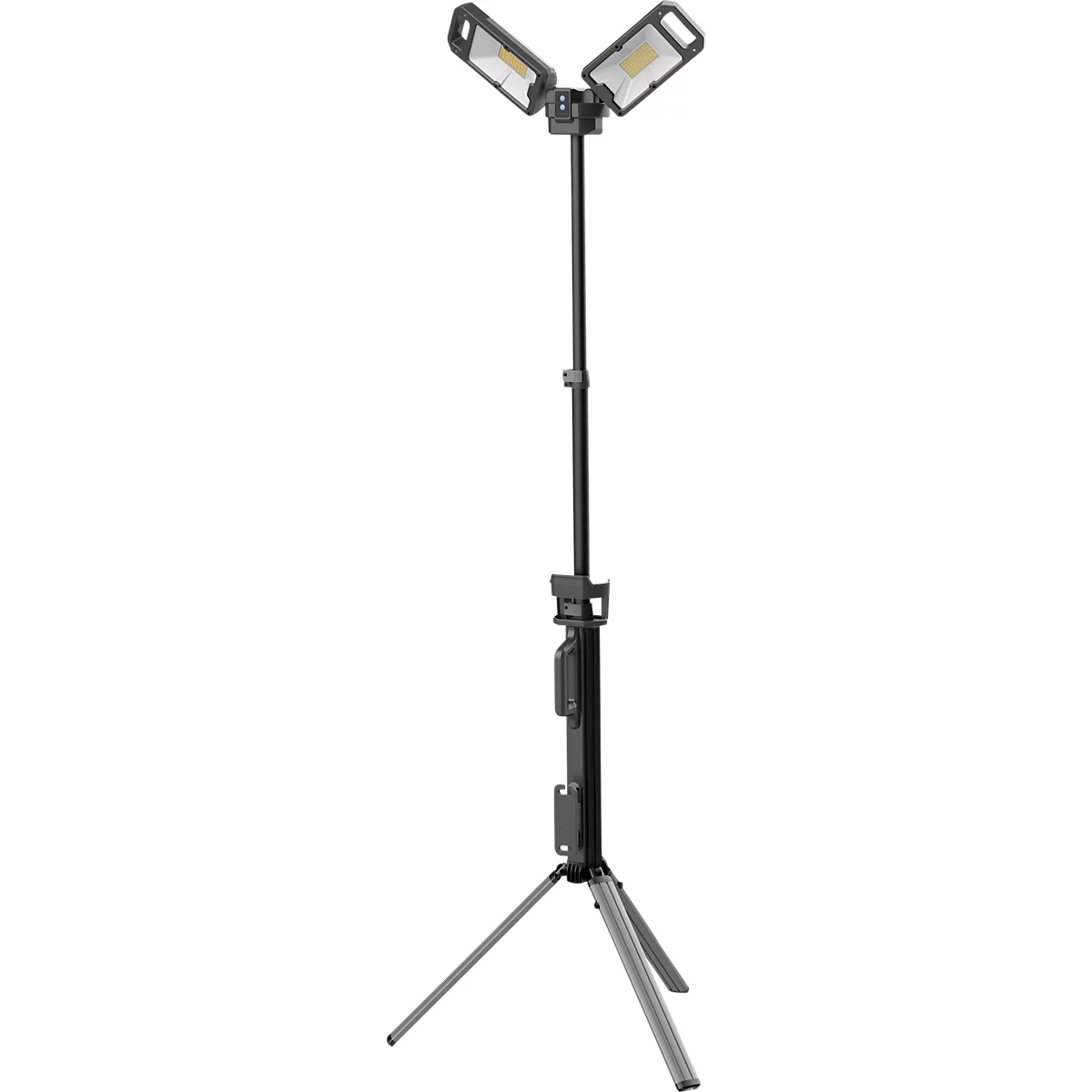 Lampe de travail à LED Ansmann Tripod Twin Head WL5000R, 3 niveaux de luminosité, 5000 lumens, IPX4, IK07, L 892 × P 120 × H 120 mm