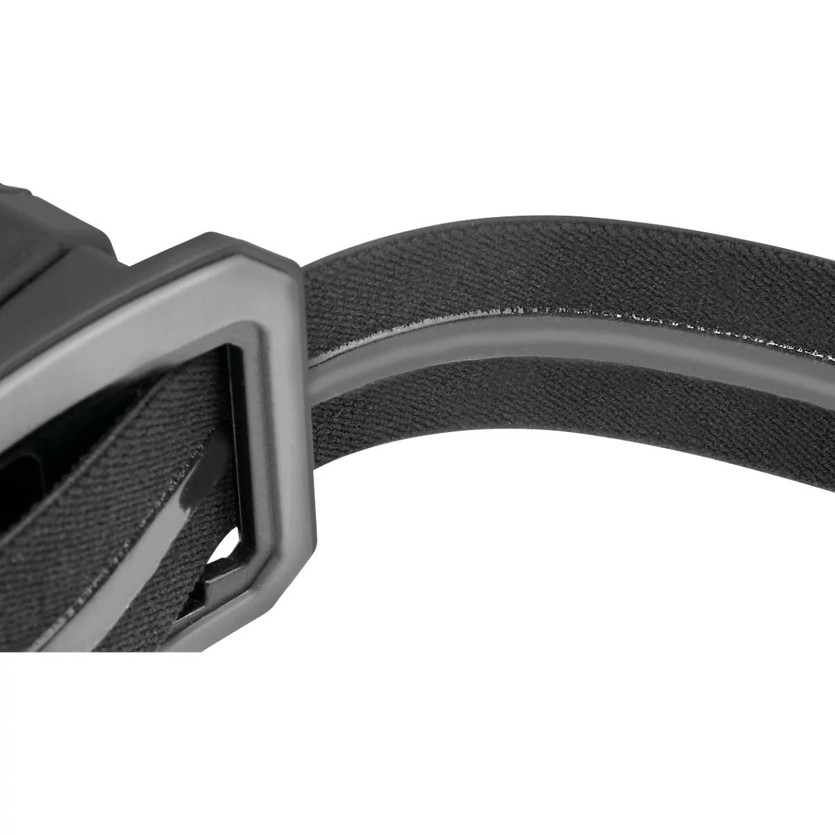 Lampe frontale à LED Ansmann HD280RS, 280 lumens, portée 21 m, 110 g, IP65, commande gestuelle, bandeau flexible, L 78,4 × l 47,4 × H 45,9 mm, noir