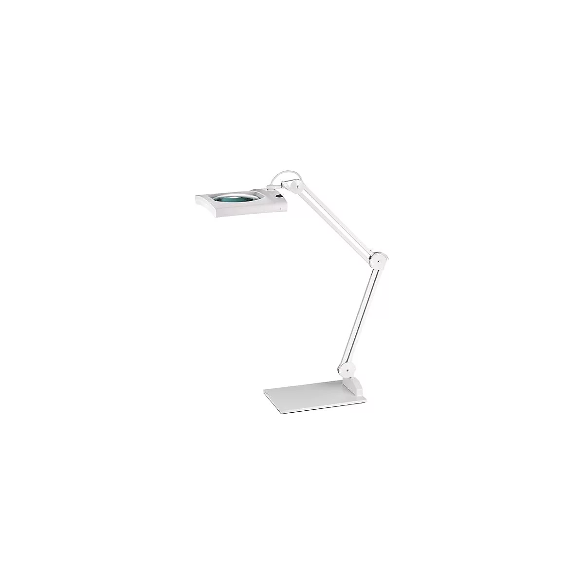 Lampe loupe LED Lentille en verre 190,5mm (7,5pouces)Pied blanc