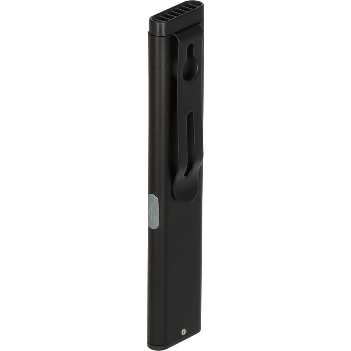 Lampe portative LED brennenstuhl® PL 200 AC, 200 lm, 6500 K, jusqu'à 12 h, 5 modes, fonctionnement sur batterie, IP20, métal, câble de charge USB inclus, 10 pièces