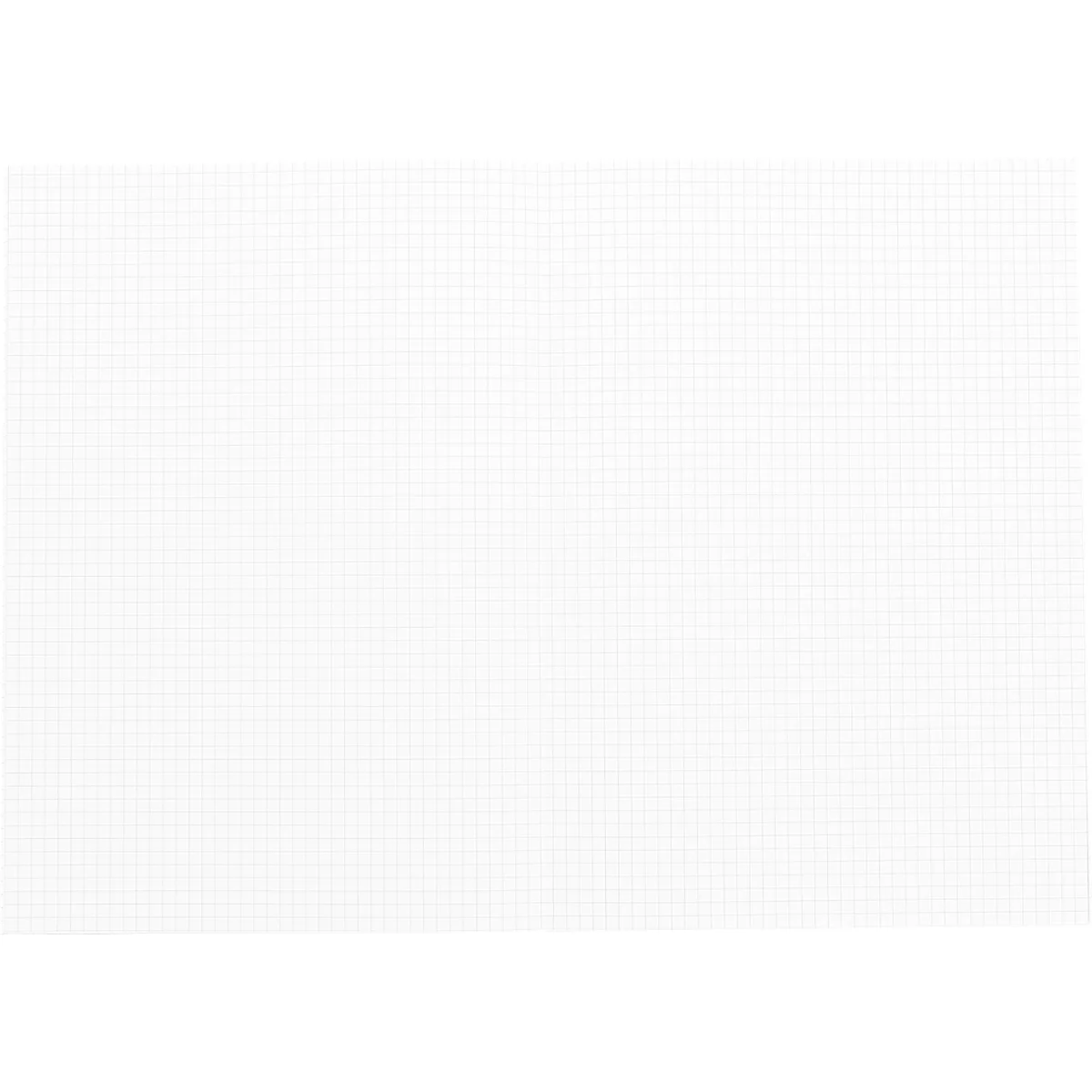 LANDRÉ Office papier, 250 dubbele vellen, DIN A3/A4 gevouwen, 80 g/m², geruit, zonder marge, rood