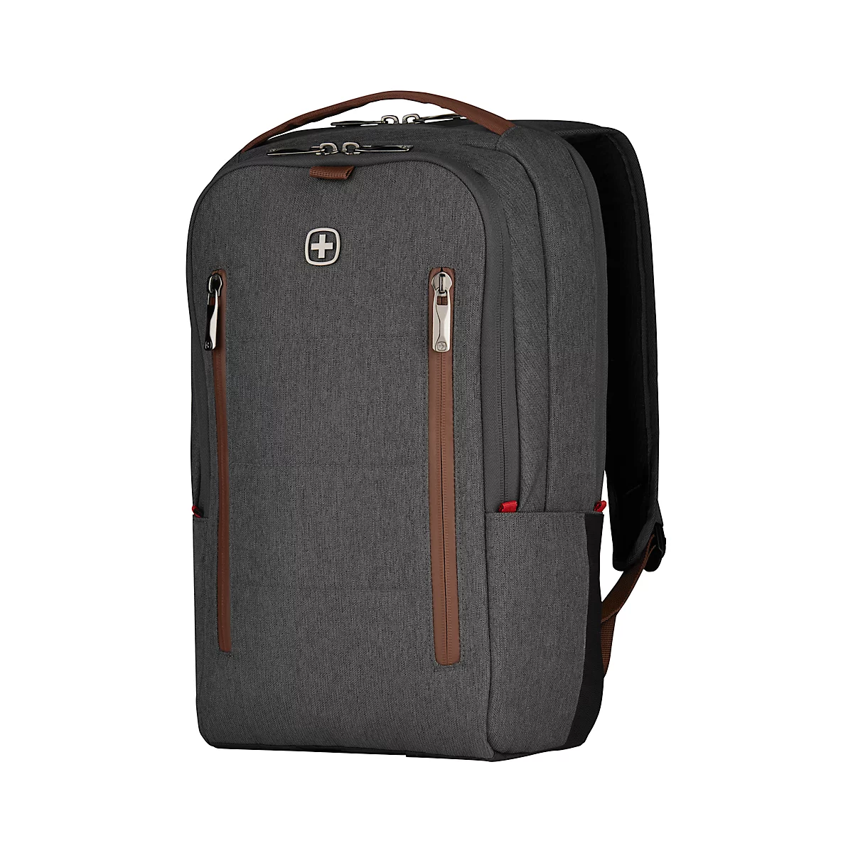 Laptop Rucksack Wenger CityUpgrade, 15 l, für Laptops bis 16' & Tablets bis 12', Set, Laptop- & Tabletfach, L 170 x B 280 x H 410 mm, Polyester, grau