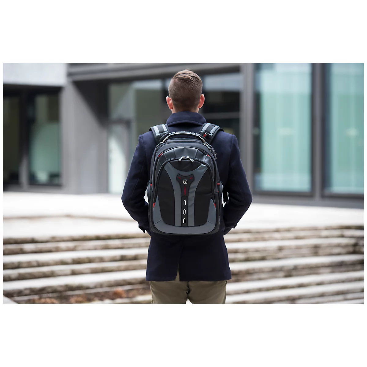 Wenger Laptoprucksack Laptop-Rucksack zwei Trageoptionen 16'' Laptopfach  21L RFID-Schutztasche