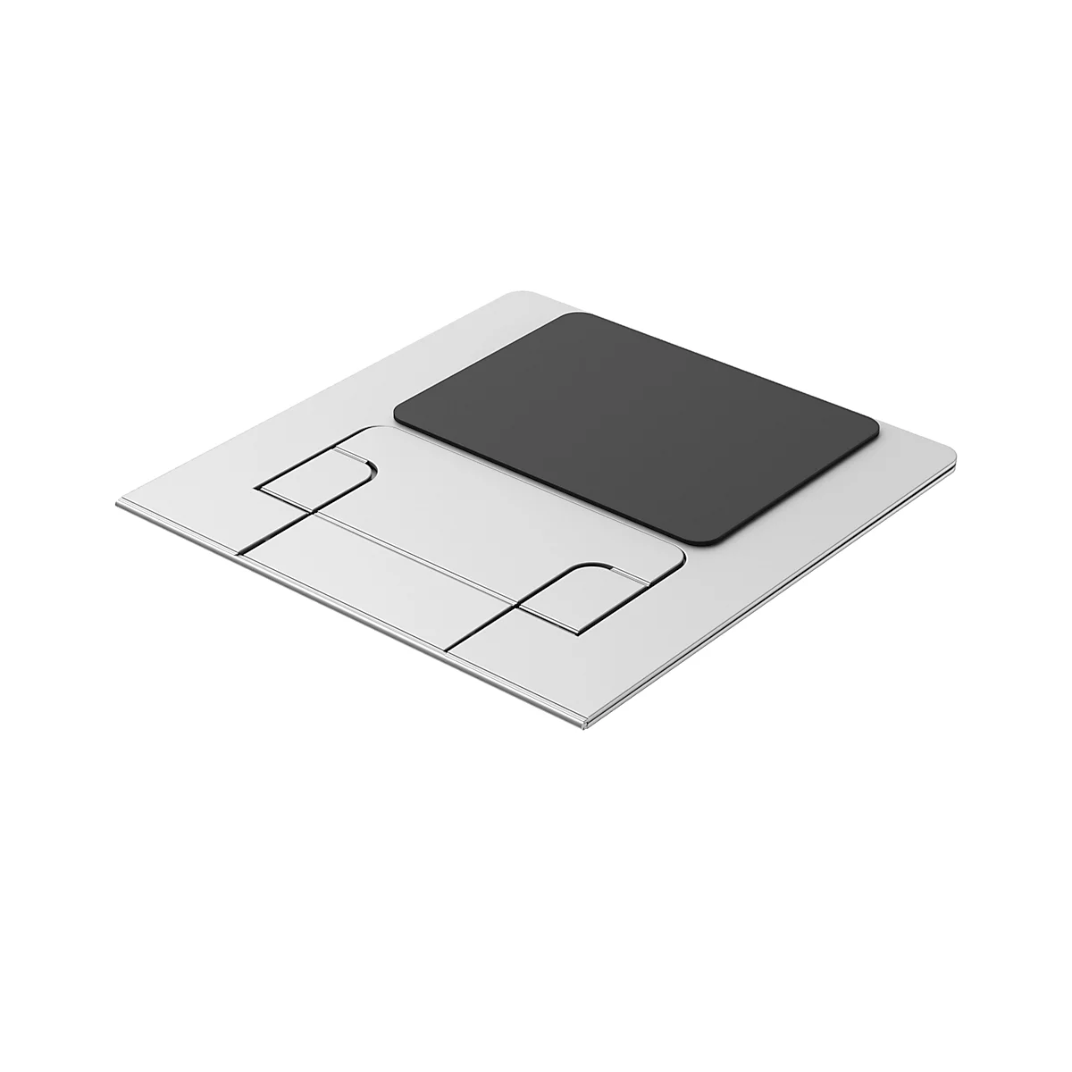Laptop Ständer Fellowes Hylyft™, für Laptops bis 18″ & bis 4 kg, 6-stufig manuell höhenverstellbar, zusammenklappbar, ergonomisch, Aluminium, silber