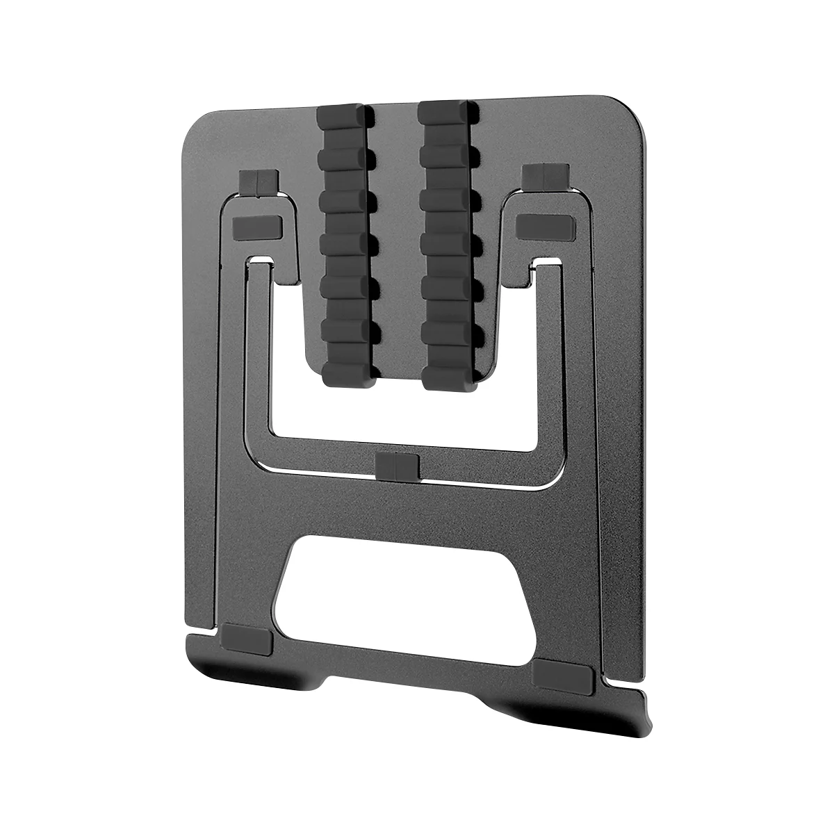 Laptop Ständer Neomounts by NewStar NSLS085BLACK, für Laptops 10-17″ & bis 5 kg, 6-stufig manuell höhenverstellbar, zusammenklappbar, schwarz