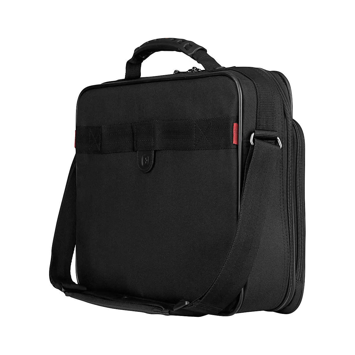 Laptop Tasche Wenger Legacy, Laptop bis 15', 2 Hauptfächer, Organizer, Trolleybefestigung, B 410 x H 300 x L 110 mm, 15 l, Polyester, schwarz