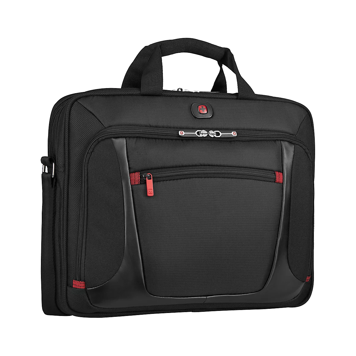 Laptop Tasche Wenger Sensor, 9 l, Laptops bis 15' & Tablets bis 10', Laptop- & Tabletfach, Organizer, L 150 x B 400 x H 330 mm, Polyester, schwarz