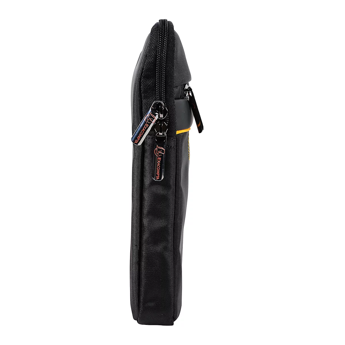 Laptophoes Exacompta Exactive®, voor 1 laptop of tablet tot 13,3″, 1 vak met rits, waterdichte polyester stof, zwart