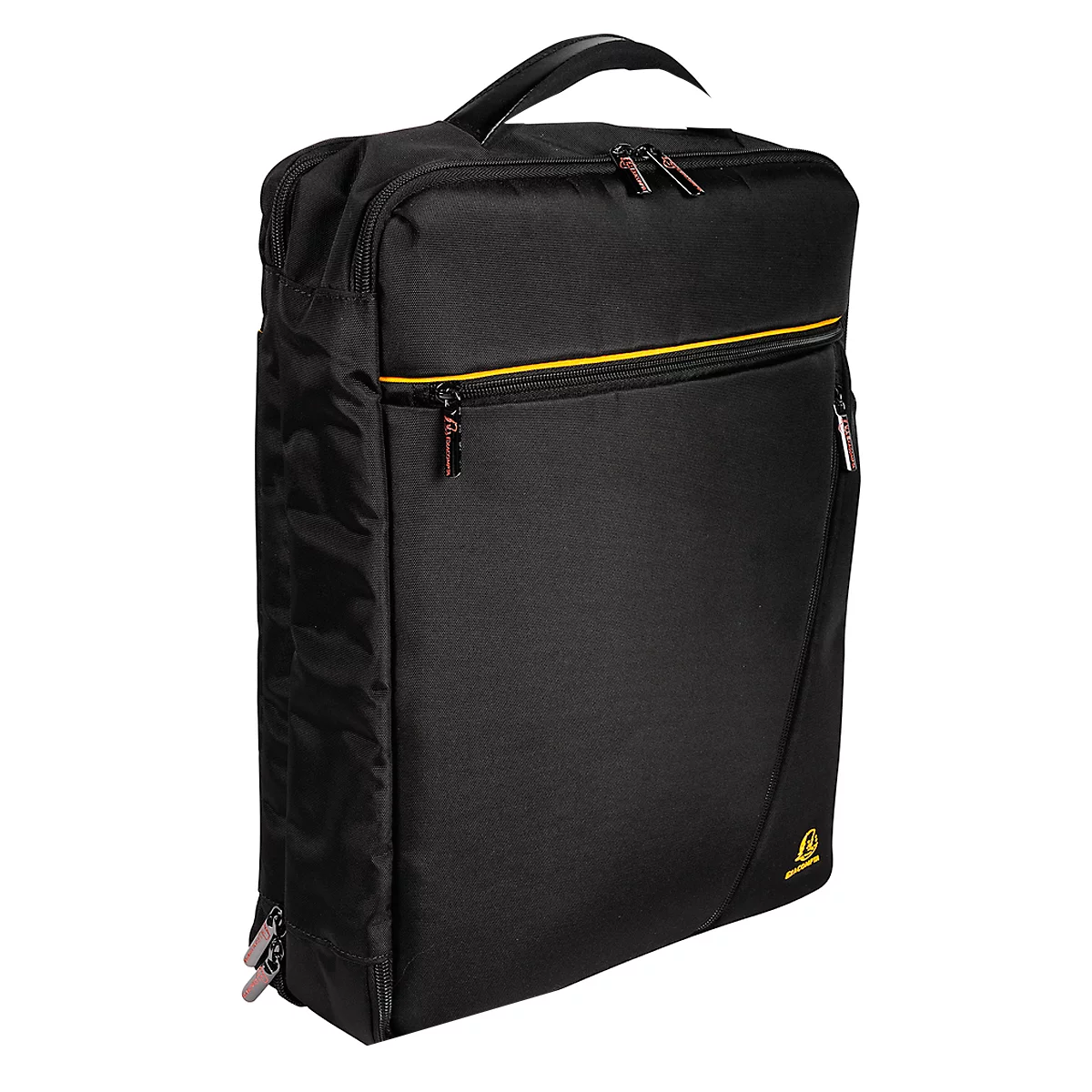 Laptoptas Exacompta Dual Exacitve, voor laptops tot 15,6', documenten tot DIN A4, B 320 x D 110 x H 490 mm, polyester, zwart
