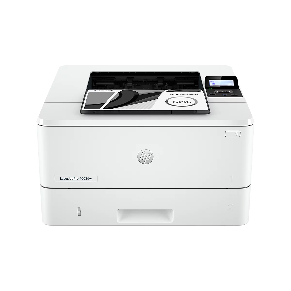 Laserdrucker HP LaserJet Pro 4002dw, S/W, USB/Wi-Fi (Dual Band)/Bluetooth, Duplex, bis DIN A4, B 381 x T 357 x H 216 mm