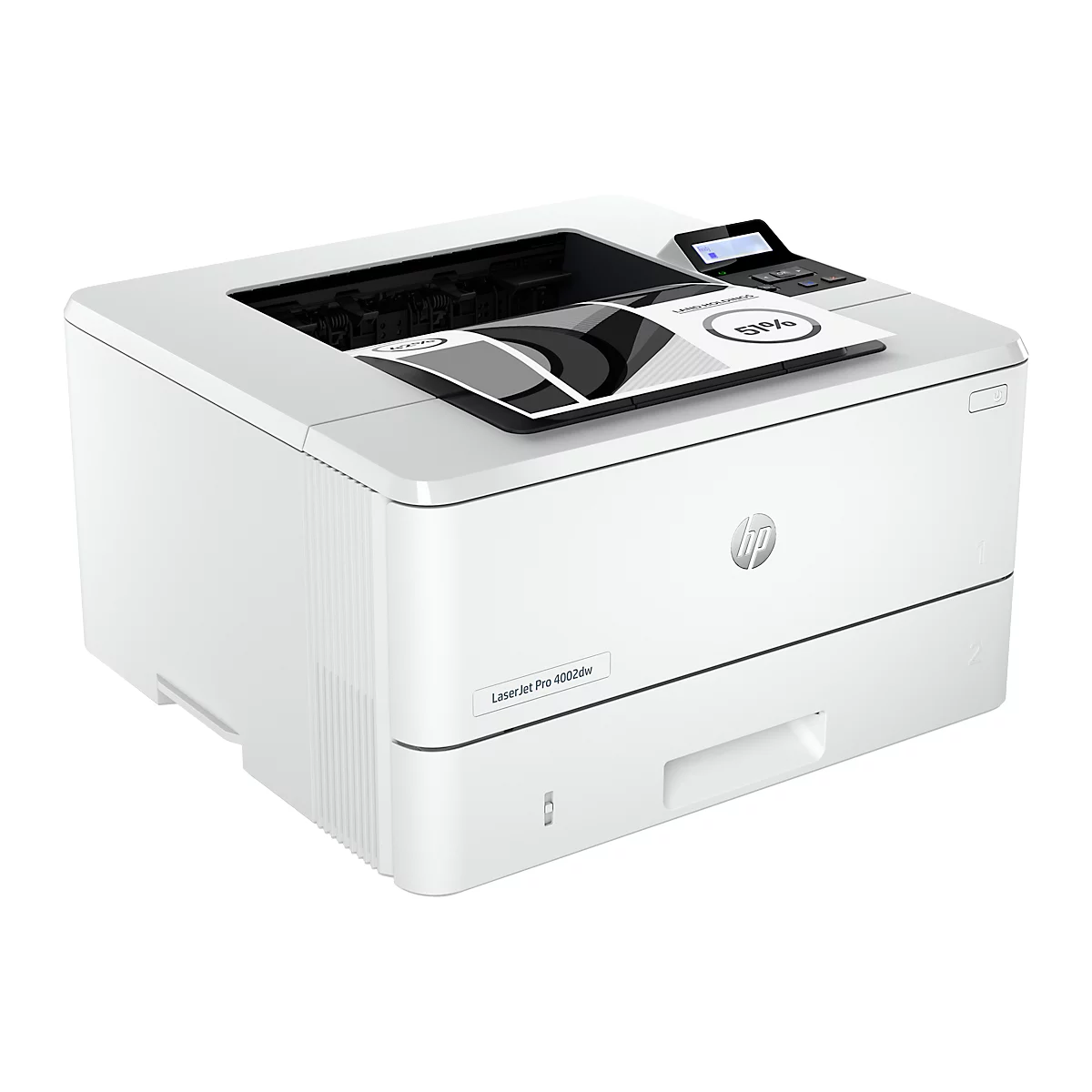 Laserdrucker HP LaserJet Pro 4002dw, S/W, USB/Wi-Fi (Dual Band)/Bluetooth, Duplex, bis DIN A4, B 381 x T 357 x H 216 mm