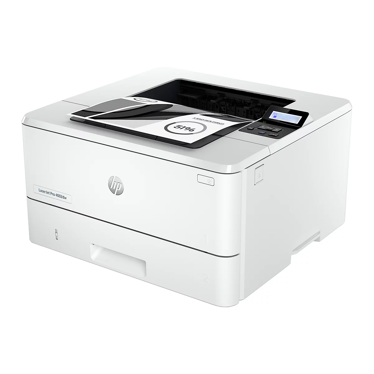 Laserdrucker HP LaserJet Pro 4002dw, S/W, USB/Wi-Fi (Dual Band)/Bluetooth, Duplex, bis DIN A4, B 381 x T 357 x H 216 mm