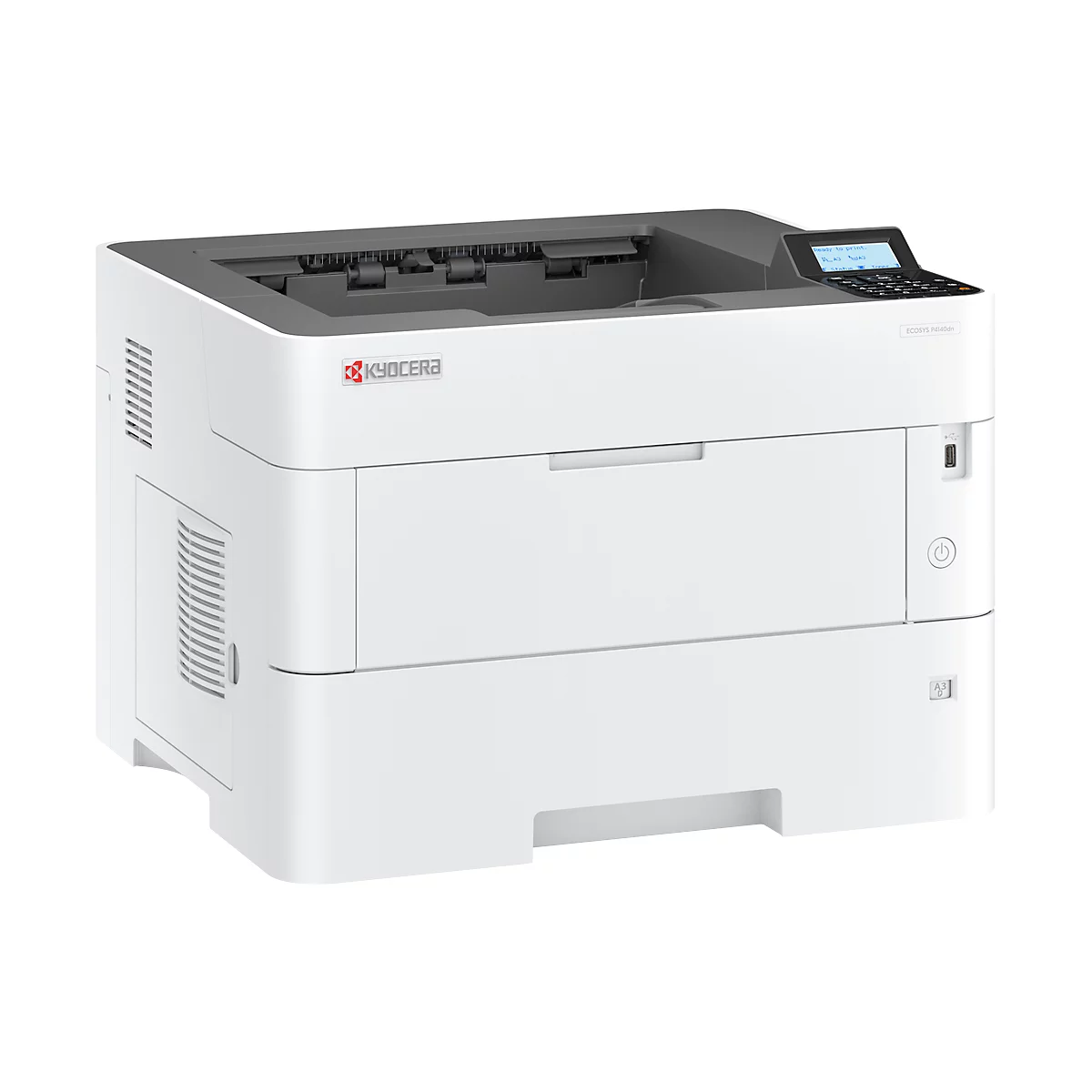 Laserdrucker Kyocera ECOSYS P4140dn, schwarz-weiß, netzwerkfähig, bis A3, 40 Seiten/Min.