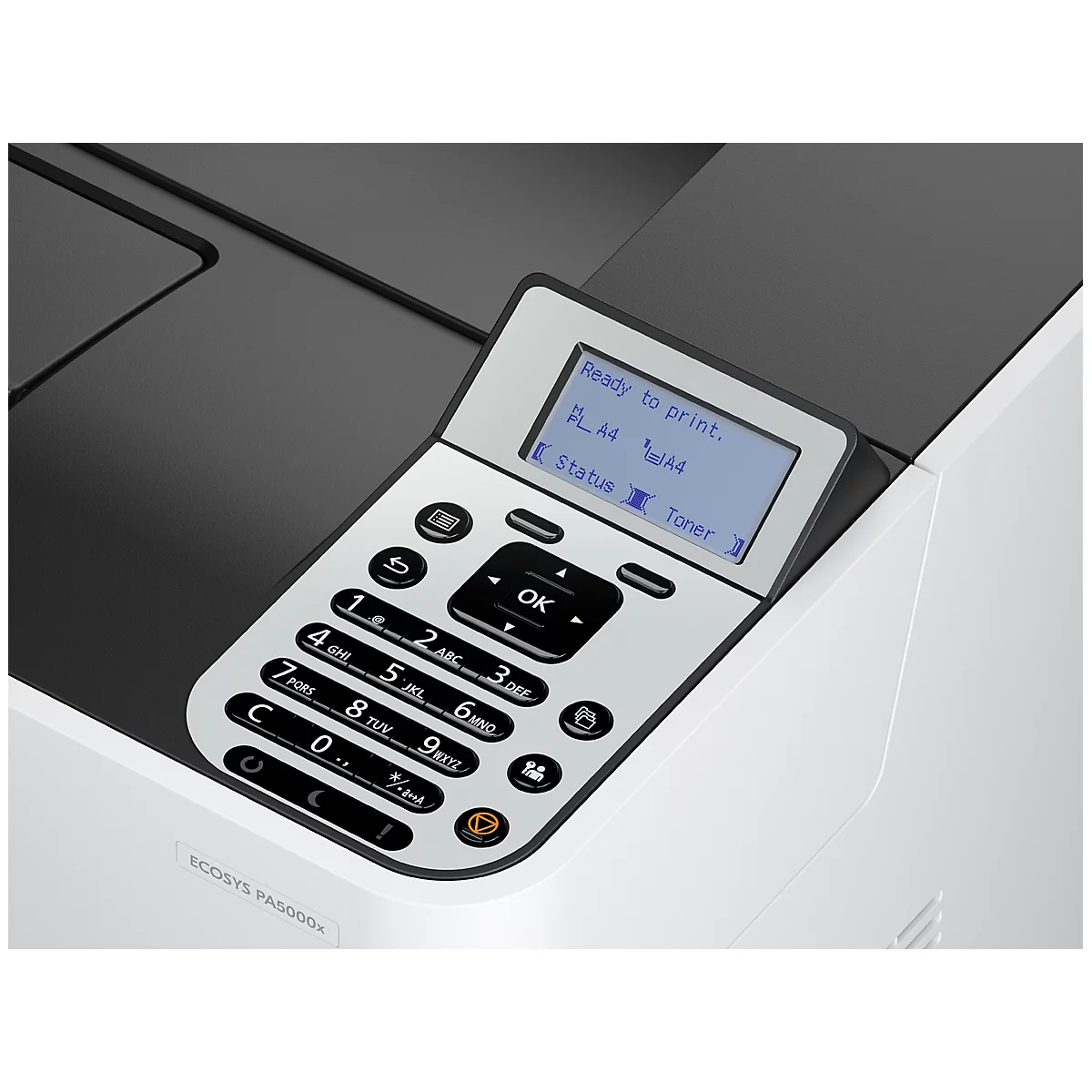 Laserdrucker Kyocera ECOSYS PA5000x, Schwarzweiß, USB,LAN,SD-/SDHC, Duplex/Mobildruck, bis A4, inkl. Toner, weiß