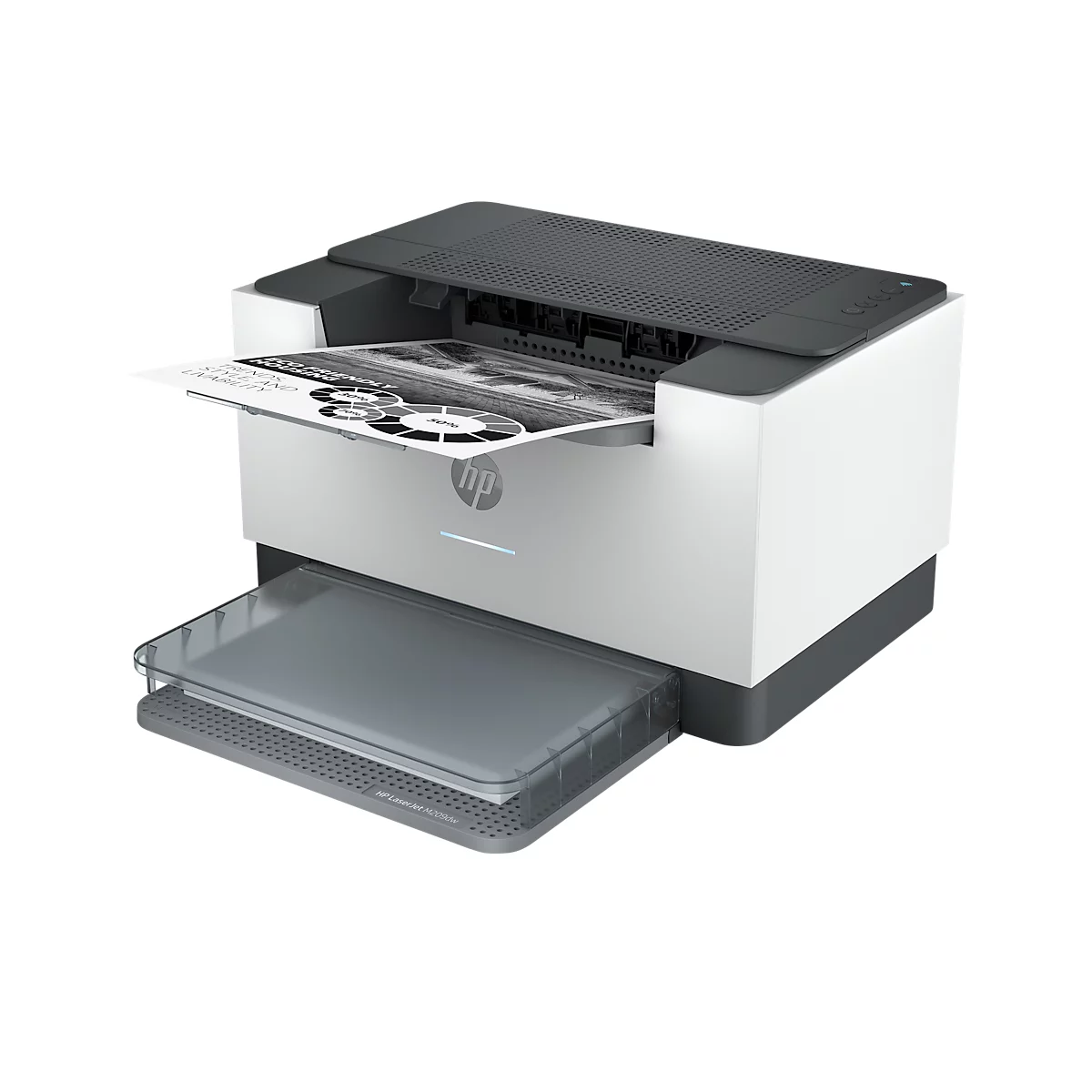 Laserprinter HP LaserJet M209dw, zwart-wit, USB/LAN/WLAN, automatisch duplex/mobiel printen, tot A4, incl. tonercartridge zwart