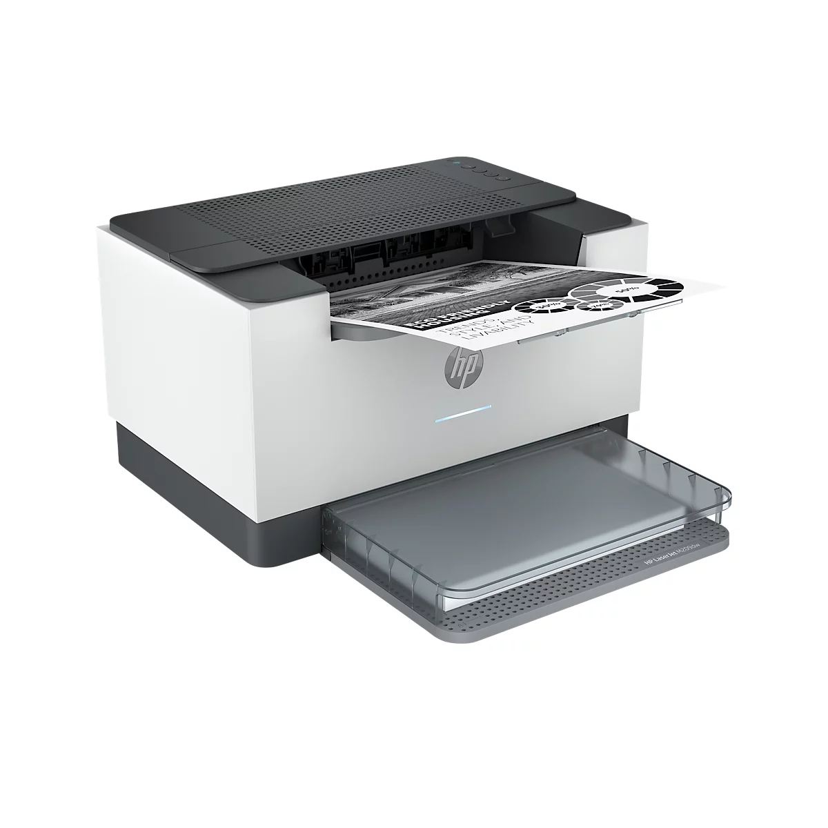 Laserprinter HP LaserJet M209dw, zwart-wit, USB/LAN/WLAN, automatisch duplex/mobiel printen, tot A4, incl. tonercartridge zwart