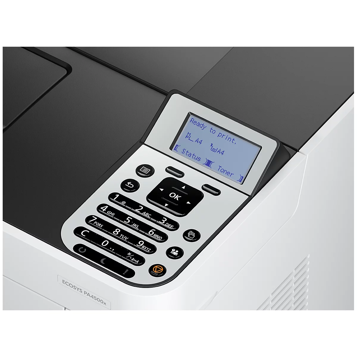 Laserprinter Kyocera ECOSYS PA4500x, zwart-wit, USB,LAN,SD-/SDHC, duplex/mobiel afdrukken, tot A4, incl. toner, wit