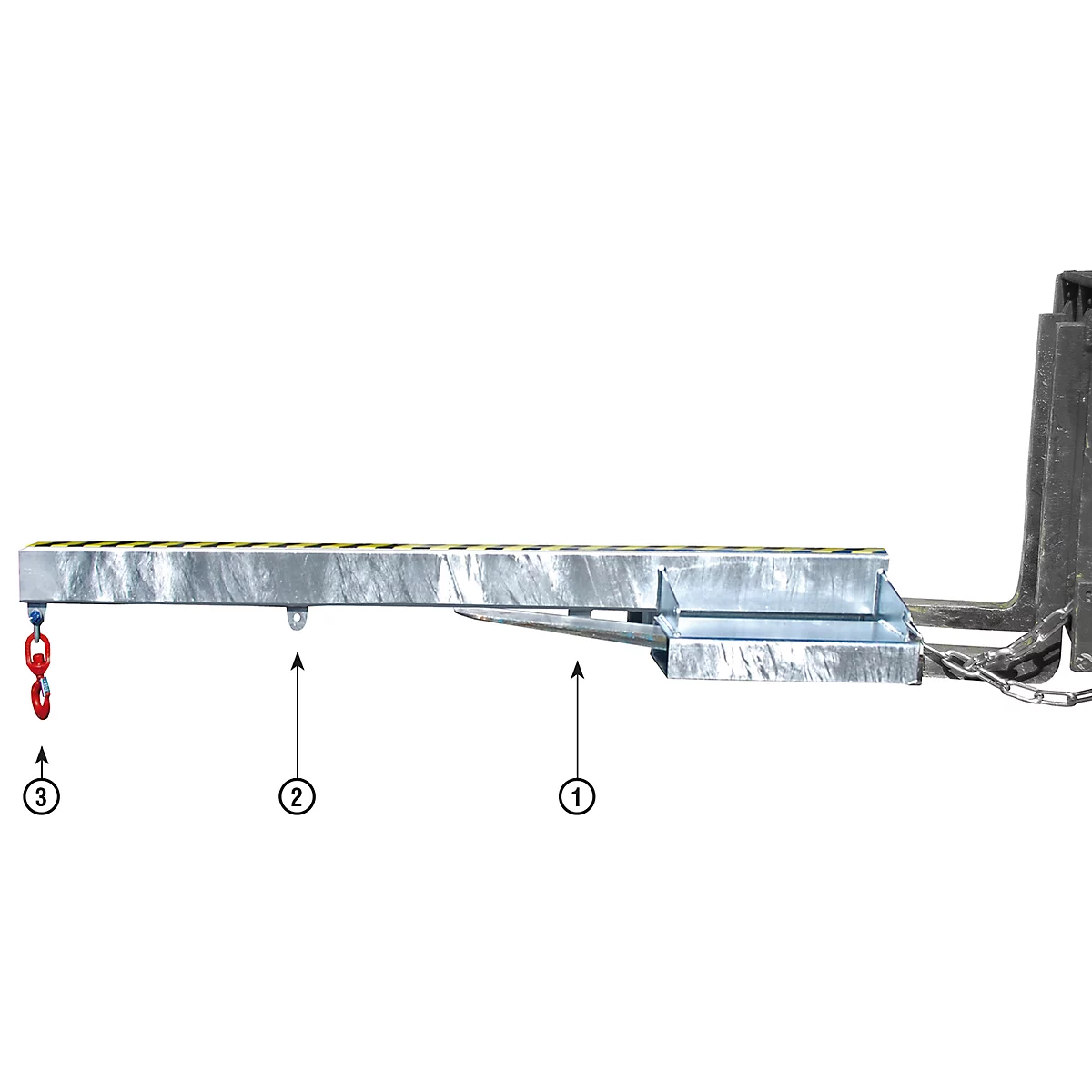 Lastarm für Gabelstapler, 1600-5,0, verzinkt