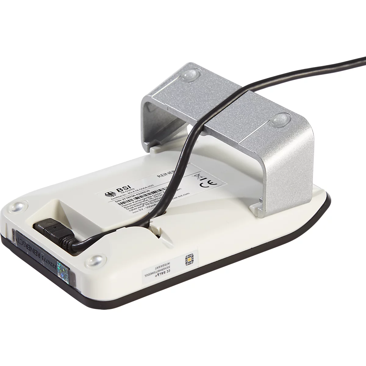 Lecteur de cartes à puce cyberjack RFID confort REINERSCT, saisie PIN, multi-applications
