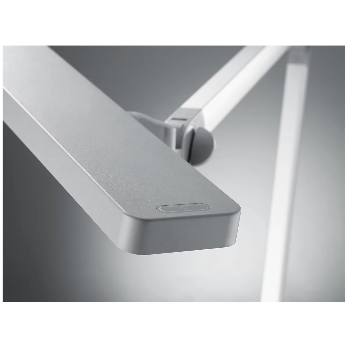 LED-giekverlichting Waldmann ALD, vermogen 16 W, 1250 lm, lichtkleur 5000 K, stofgrijs