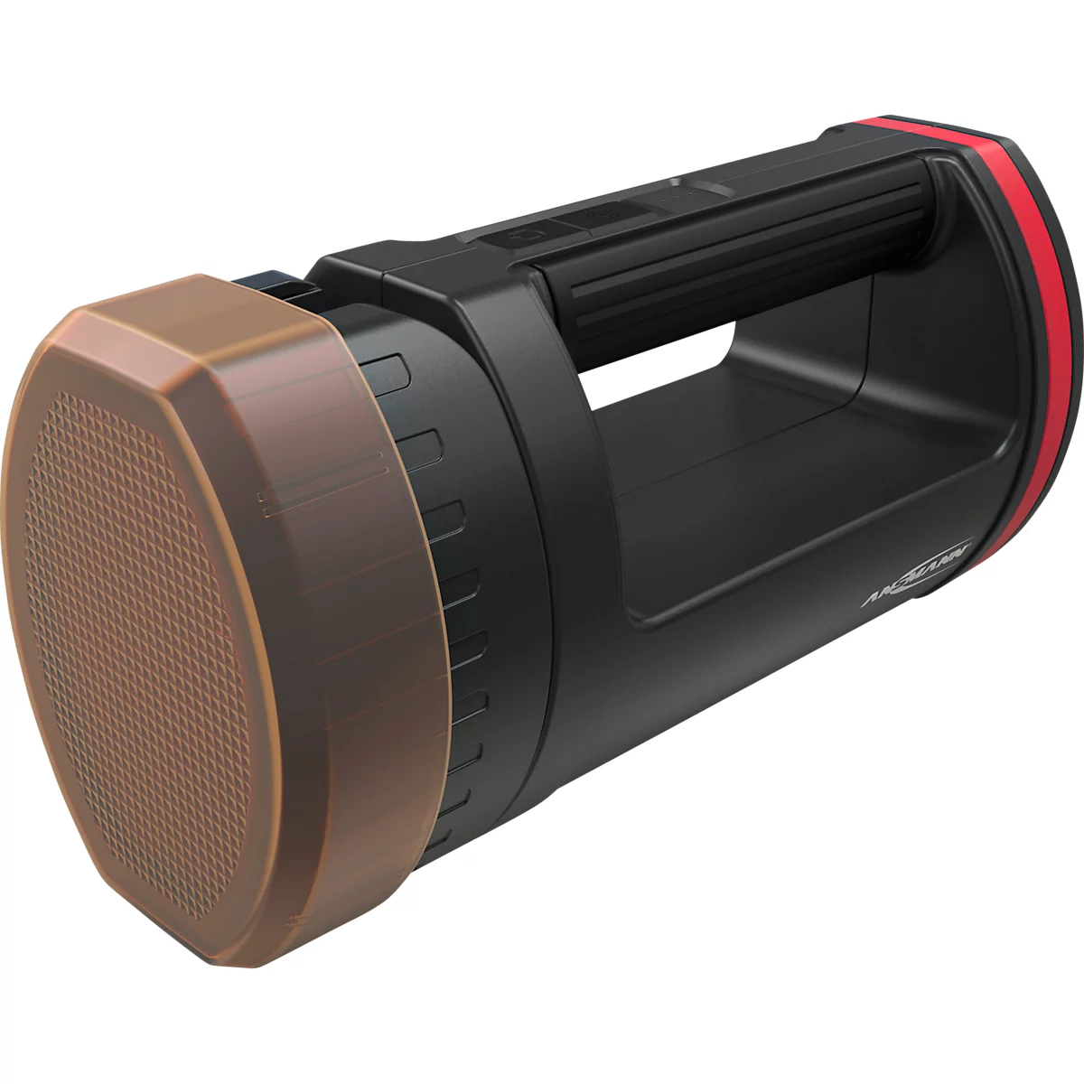 LED-Handscheinwerfer Ansmann HS20R Pro, dimmbar, 1700 lm, 500 m Reichweite, bis zu 7 h, Lithium-Ionen-Akku, B 215,5 × T 81,5 × H 105 mm