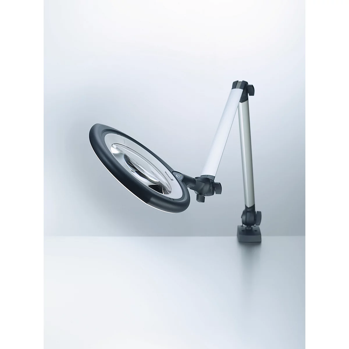 LED-loepglasverlichting Waldmann TEVISIO, 3,5-dioptrie-objectief, meertraps-schakelbaar, traploos dimbaar, 13 W, 4000 K