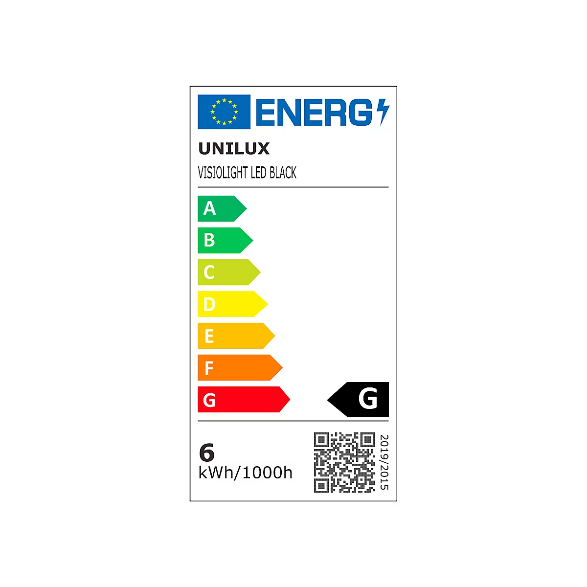 LED Notebookleuchte UNILUX VISIOLIGHT, für Monitore mit Stärke 5- 30 mm, 5 W, 500 lm, 3000-5000 K, dimmbar, um 120° schwenkbar, USB, Klemmfuß, schwarz