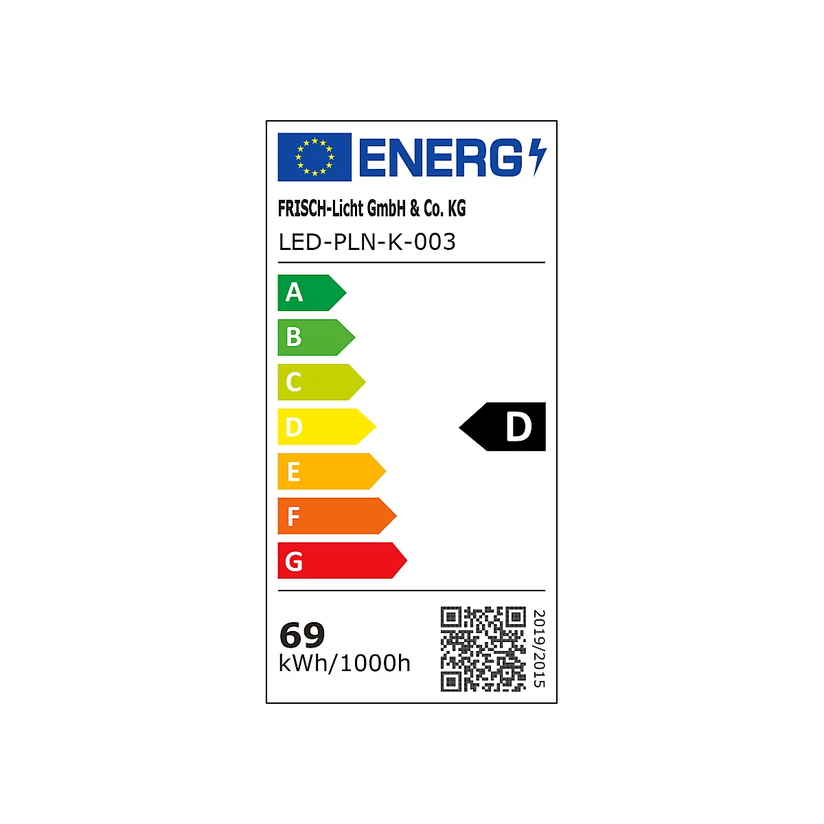 LED-pendellamp FRISCH-Licht, 70 W, 6400-8200 lm, 4000 K, in hoogte verstelbaar, B 1550 x D 300 mm, wit