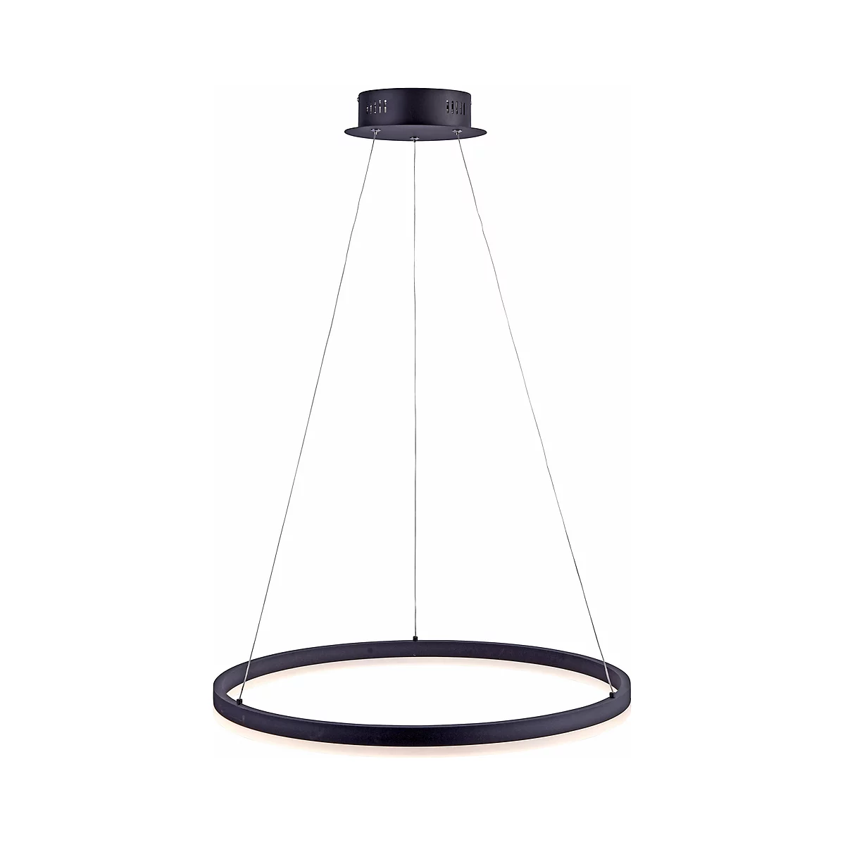 LED-Pendelleuchte TITUS, höhenverstellbar, stufenlos dimmbar, LED austauschbar, Ø 600 mm
