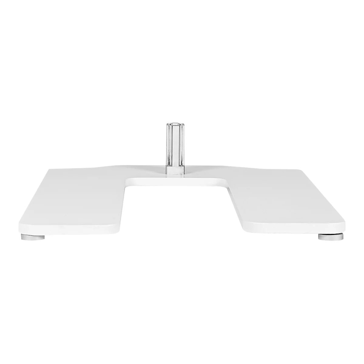 LED-Stehleuchte MGL LICHT OSL6000, 60W, 6520 lm, 4000K, dimmbar, Multifunktionstouchpanel, Bewegungs- & Tageslichtsensor, Direkt-/Indirektlicht, höhenverstellbare Drehfüße, weiß
