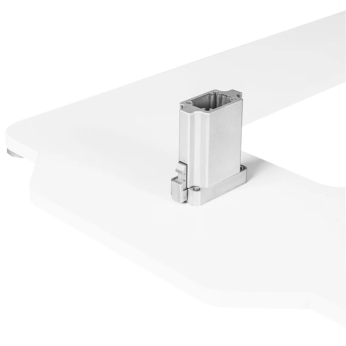 LED-Stehleuchte MGL LICHT OSL6000, 60W, 6520 lm, 4000K, dimmbar, Multifunktionstouchpanel, Bewegungs- & Tageslichtsensor, Direkt-/Indirektlicht, höhenverstellbare Drehfüße, weiß