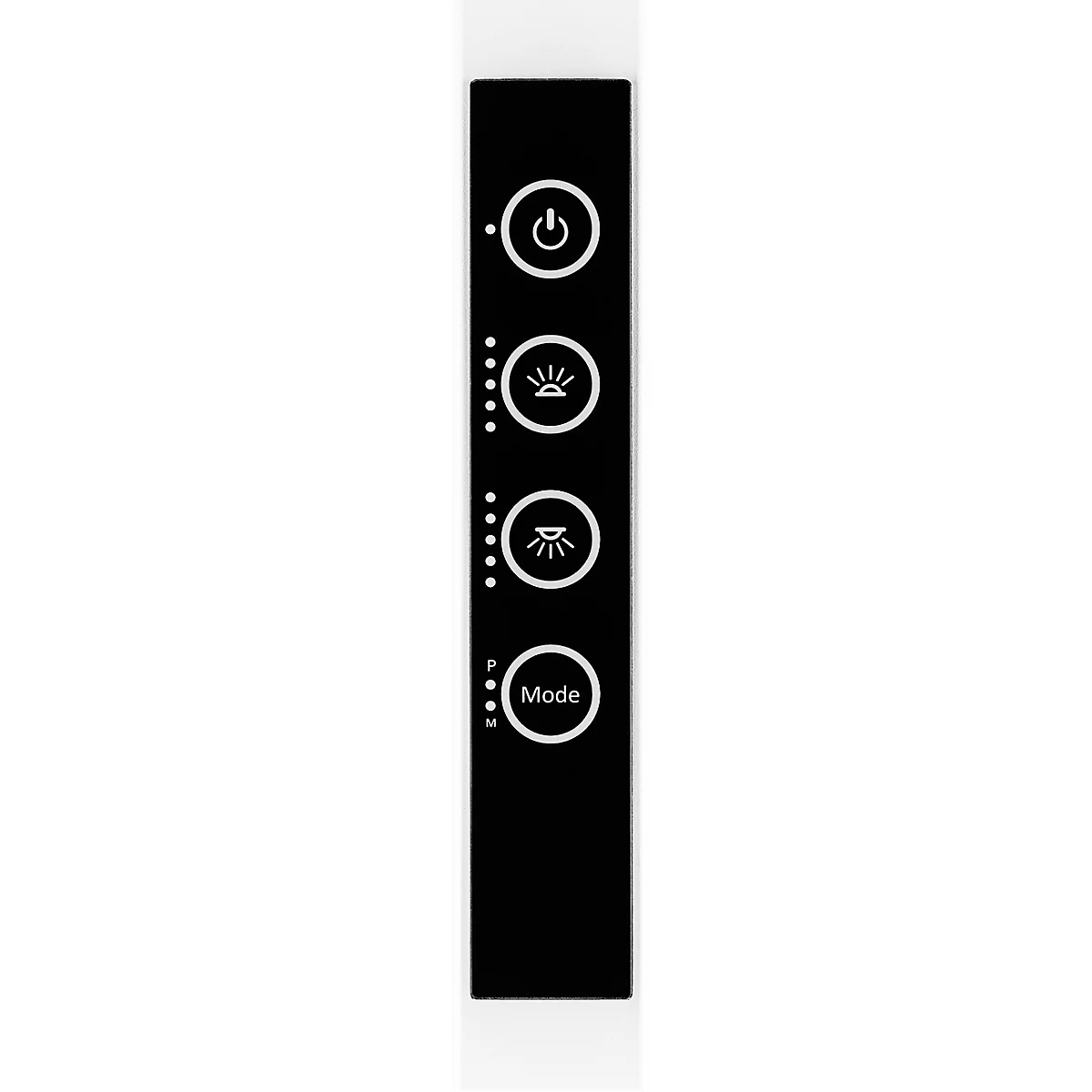 LED-Stehleuchte MGL LICHT OSL6000, 60W, 6520 lm, 4000K, dimmbar, Multifunktionstouchpanel, Bewegungs- & Tageslichtsensor, Direkt-/Indirektlicht, höhenverstellbare Drehfüße, weiß