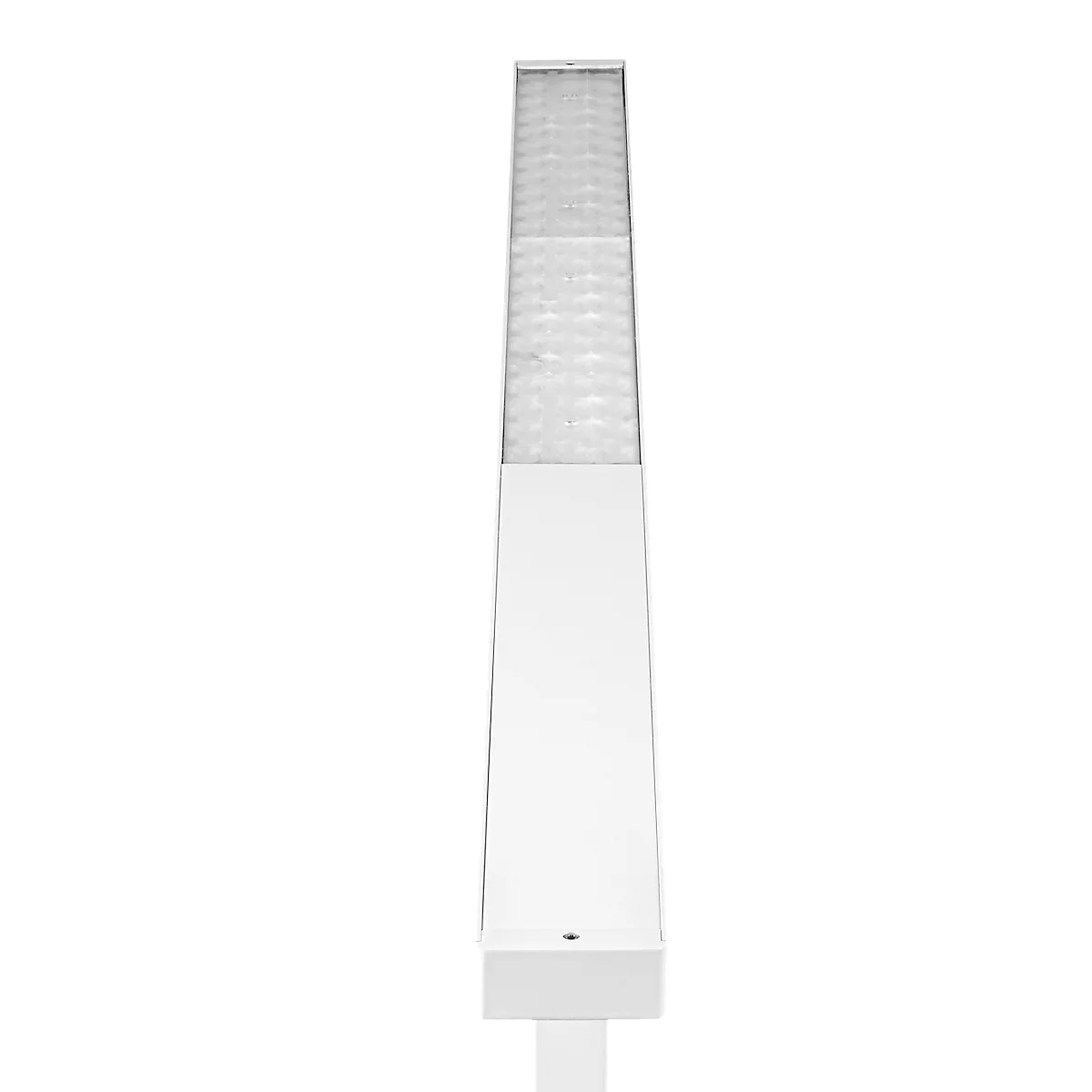 LED-Stehleuchte MGL LICHT OSL6000, 60W, 6520 lm, 4000K, dimmbar, Multifunktionstouchpanel, Bewegungs- & Tageslichtsensor, Direkt-/Indirektlicht, höhenverstellbare Drehfüße, weiß