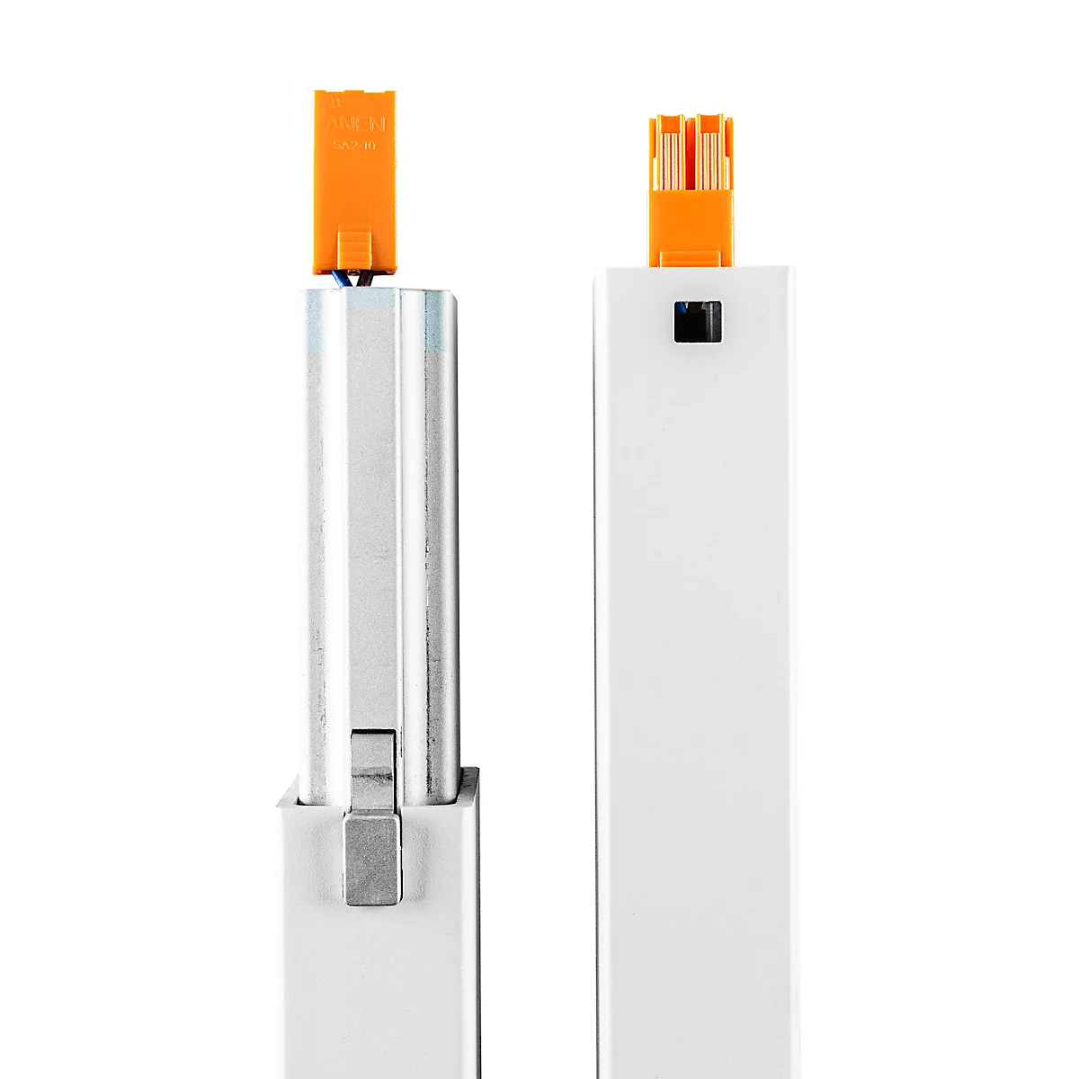 LED-Stehleuchte MGL LICHT OSL6000, 60W, 6520 lm, 4000K, dimmbar, Multifunktionstouchpanel, Bewegungs- & Tageslichtsensor, Direkt-/Indirektlicht, höhenverstellbare Drehfüße, weiß