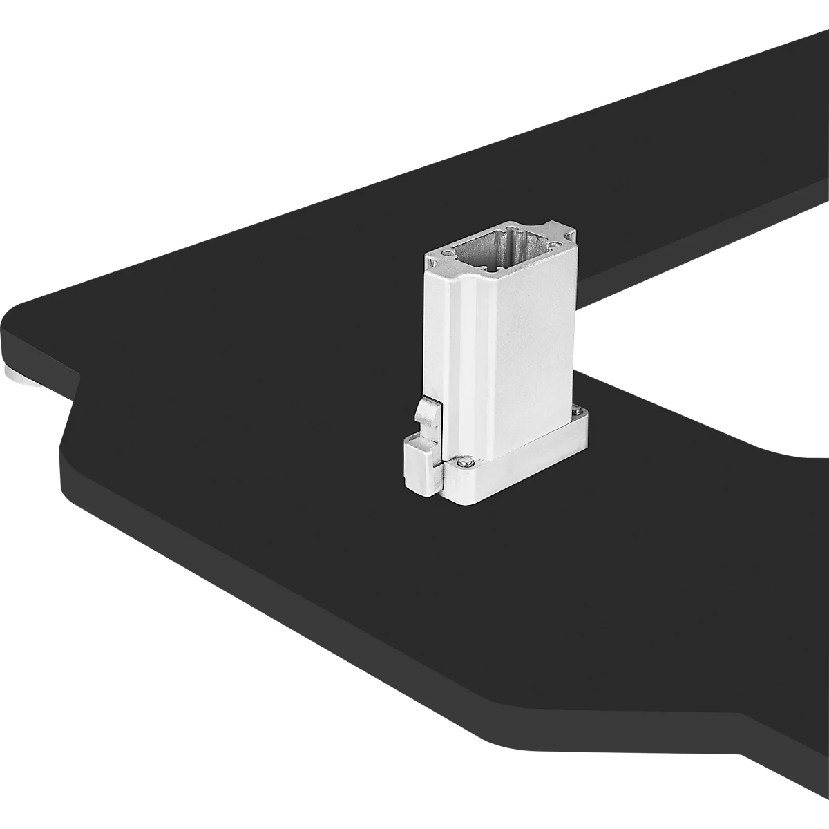 LED-Stehleuchte MGL OSL6000, 60 W, 6520 lm, 4000 K, direktes/indirektes Licht, dimmbar, Bewegungs- und Tageslichtsensor, höhenverstellbare Drehfüße, schwarz