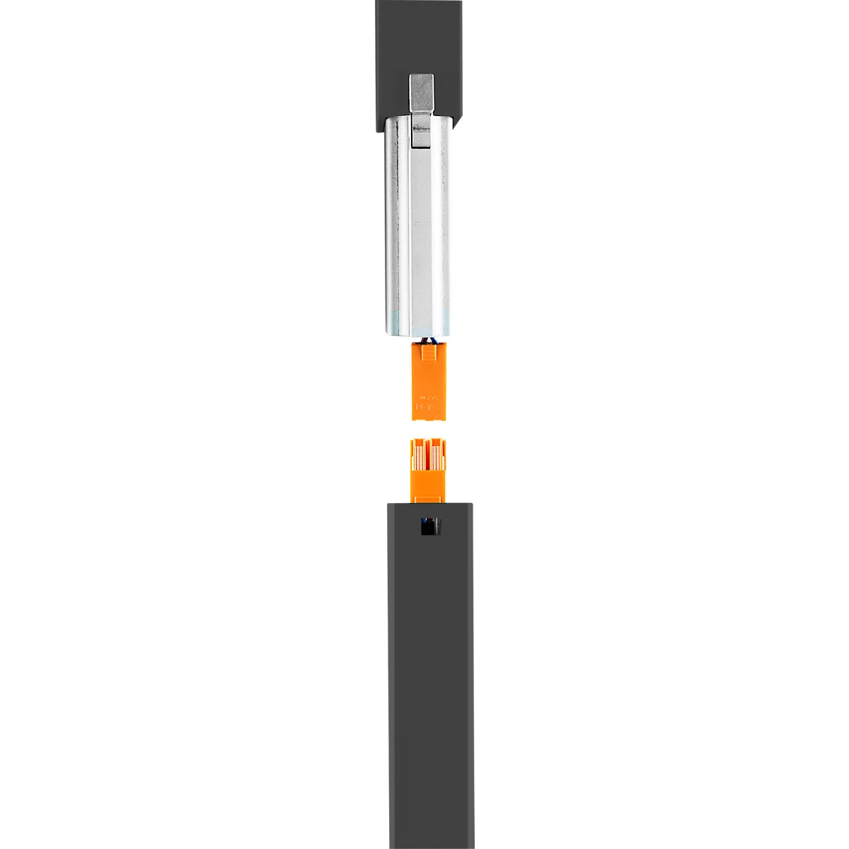 LED-Stehleuchte MGL OSL6000, 60 W, 6520 lm, 4000 K, direktes/indirektes Licht, dimmbar, Bewegungs- und Tageslichtsensor, höhenverstellbare Drehfüße, schwarz