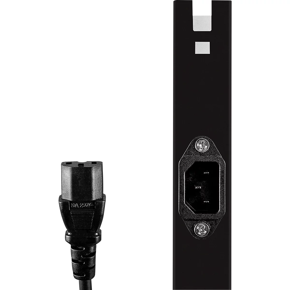 LED-Stehleuchte MGL OSL6000, 60 W, 6520 lm, 4000 K, direktes/indirektes Licht, dimmbar, Bewegungs- und Tageslichtsensor, höhenverstellbare Drehfüße, schwarz