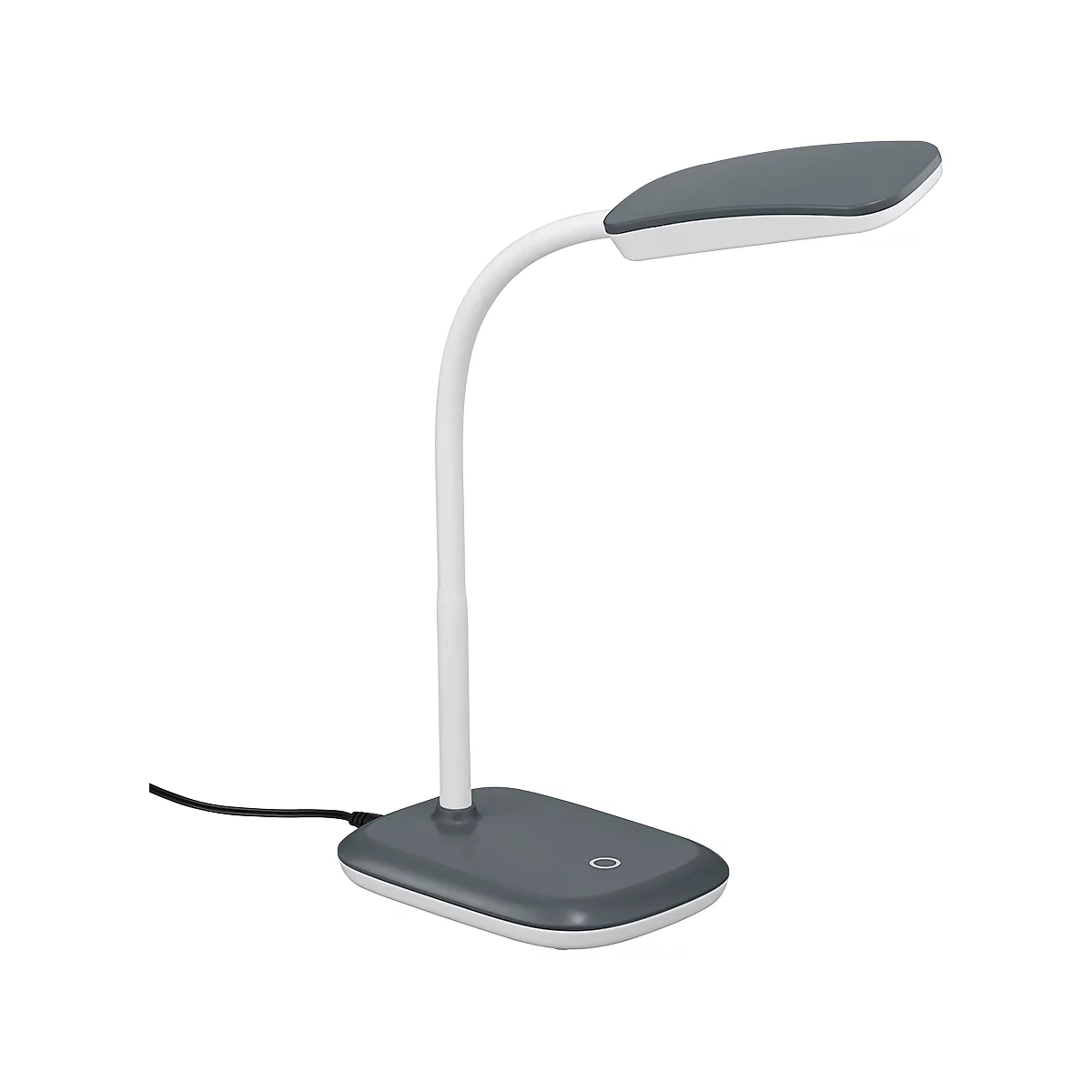 LED tafellamp Boa, met touchdimmer, in hoogte verstelbaar, titaniumkleurig